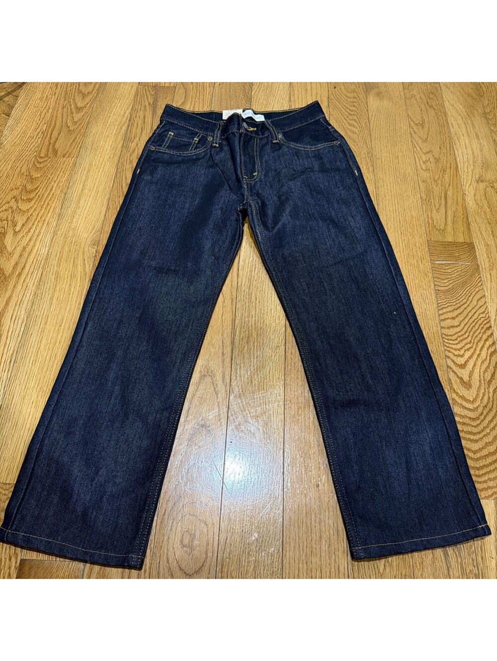 Size 14 REG Boys Levi’s 514 Straight Jeans Navy Blue Color 14 Regular 27x27 NWT